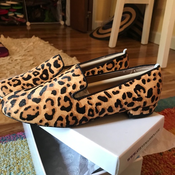 Steve Madden leopard Smile loafers - Picture 9 of 12